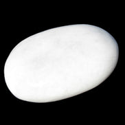 White Jade palm stone from Pakistan 62-72mm 63-86.7g in sunlight - Rocks and Things Store