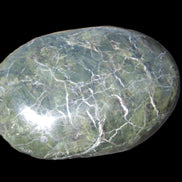 Black Jade from Pakistan palm stone 59-67mm 63-121g Rocks and Things