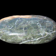 Black Jade from Pakistan palm stone 59-67mm 63-121g Rocks and Things