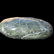 Black Jade from Pakistan palm stone 59-67mm 63-121g Rocks and Things