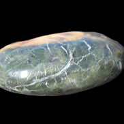 Black Jade from Pakistan palm stone 59-67mm 63-121g Rocks and Things