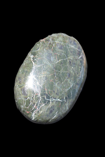 Black Jade from Pakistan palm stone 59-67mm 63-121g Rocks and Things
