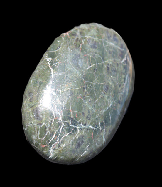 Black Jade from Pakistan palm stone 59-67mm 63-121g Rocks and Things