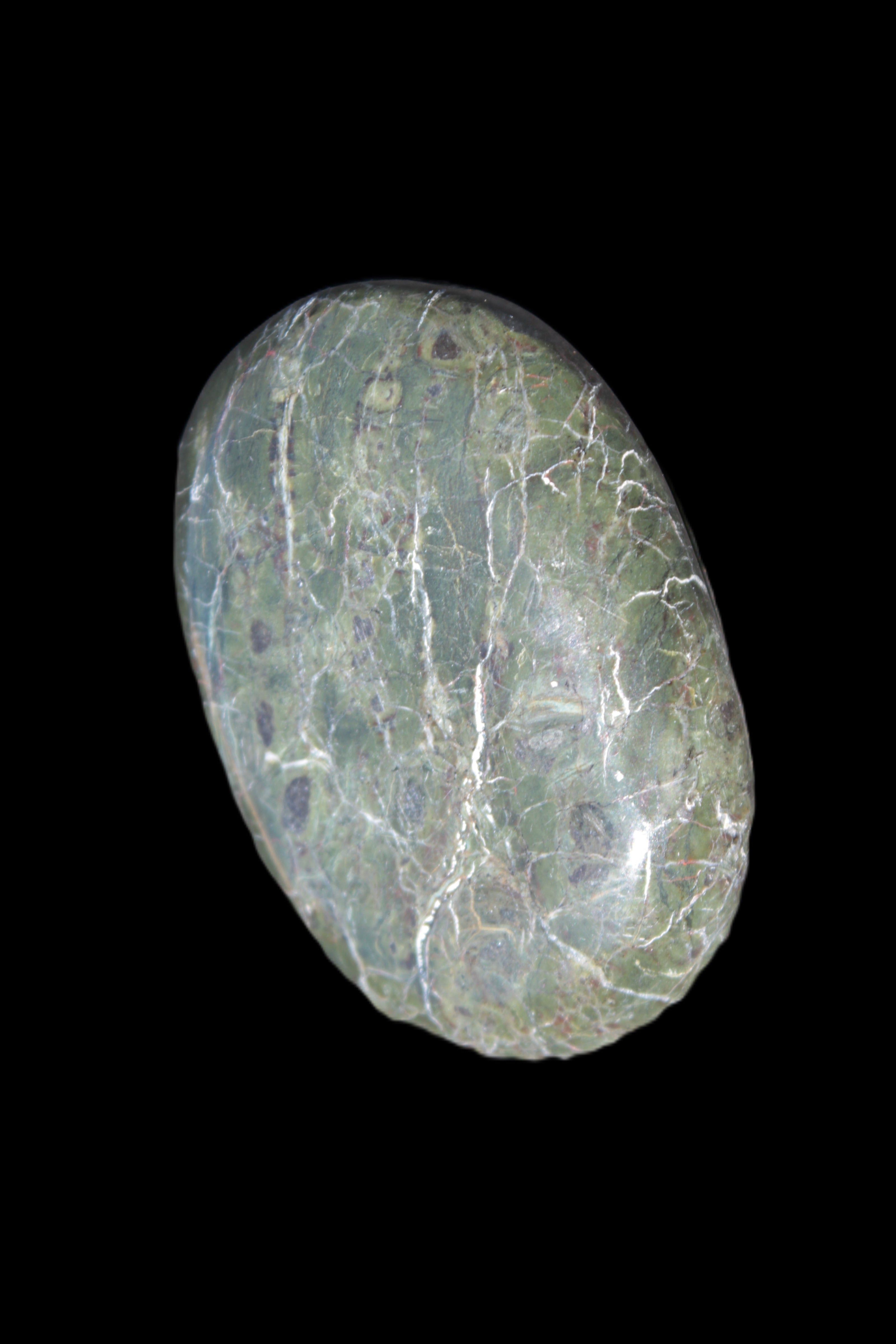 Black Jade from Pakistan palm stone 59-67mm 63-121g Rocks and Things