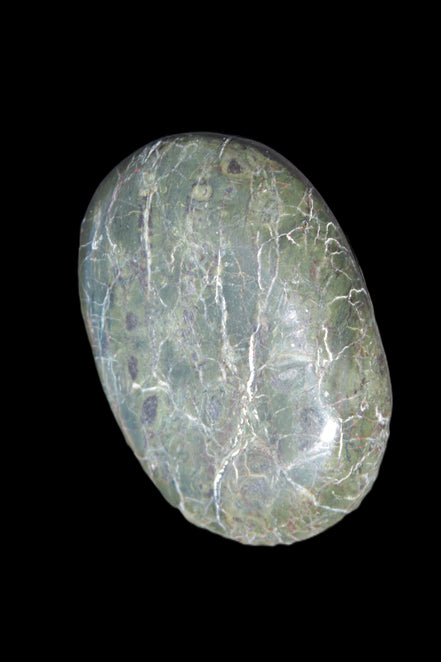 Black Jade from Pakistan palm stone 59-67mm 63-121g Rocks and Things