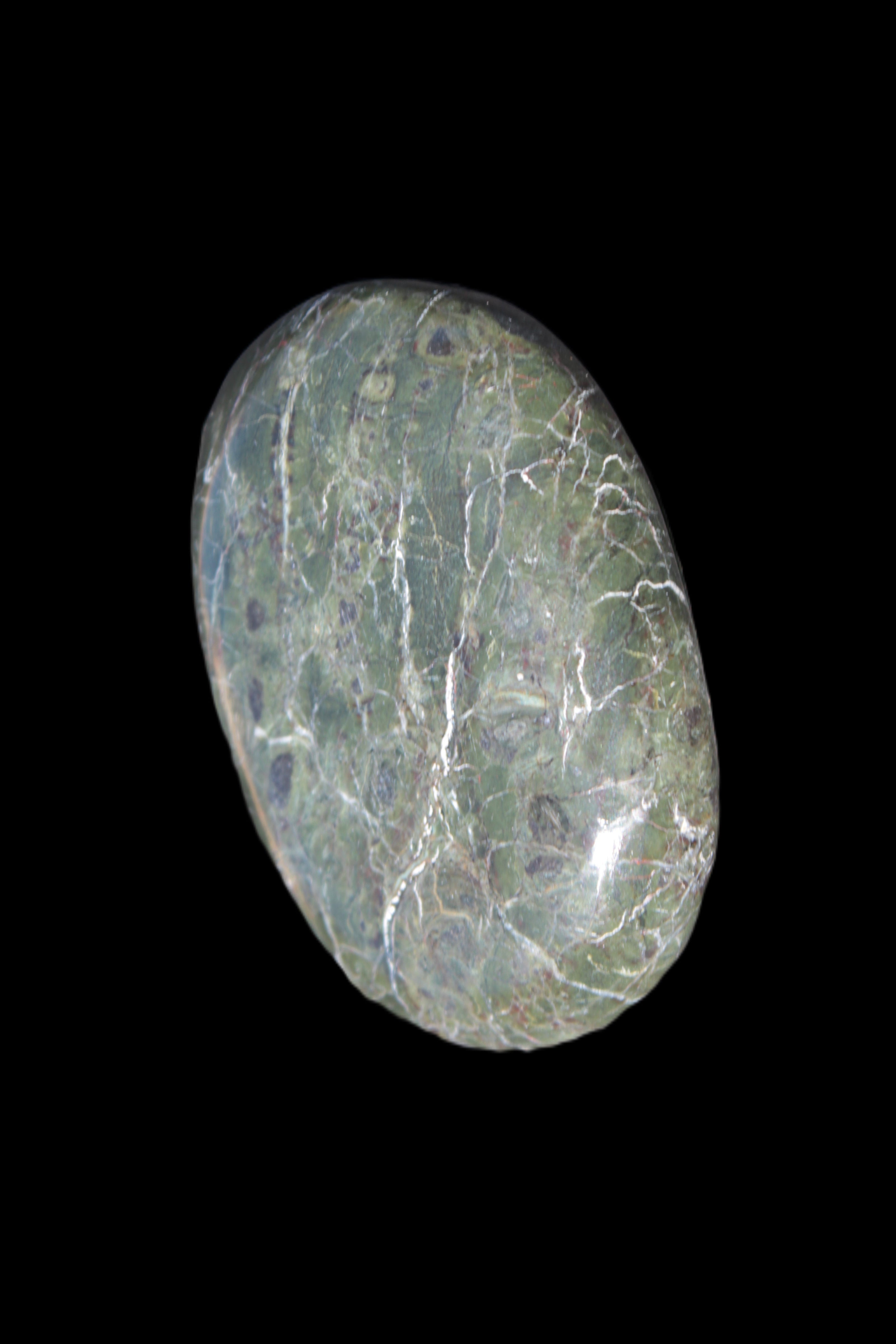 Black Jade from Pakistan palm stone 59-67mm 63-121g Rocks and Things