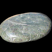 Black Jade from Pakistan palm stone 59-67mm 63-121g Rocks and Things