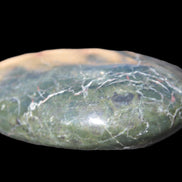 Black Jade from Pakistan palm stone 59-67mm 63-121g Rocks and Things