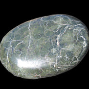 Black Jade from Pakistan palm stone 59-67mm 63-121g Rocks and Things