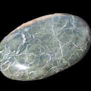 Black Jade from Pakistan palm stone 59-67mm 63-121g Rocks and Things