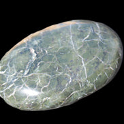 Black Jade from Pakistan palm stone 59-67mm 63-121g Rocks and Things