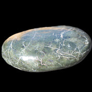 Black Jade from Pakistan palm stone 59-67mm 63-121g Rocks and Things