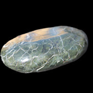 Black Jade from Pakistan palm stone 59-67mm 63-121g Rocks and Things