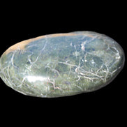 Black Jade from Pakistan palm stone 59-67mm 63-121g Rocks and Things