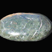 Black Jade from Pakistan palm stone 59-67mm 63-121g Rocks and Things