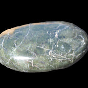 Black Jade from Pakistan palm stone 59-67mm 63-121g Rocks and Things