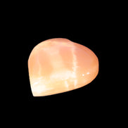 Small Honey Calcite heart 34-35g Rocks and Things