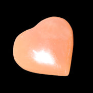 Small Honey Calcite heart 34-35g Rocks and Things