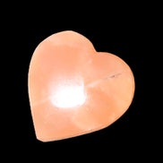 Small Honey Calcite heart 34-35g Rocks and Things