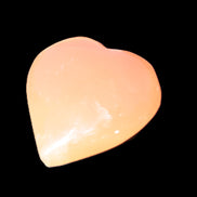 Small Honey Calcite heart 34-35g Rocks and Things
