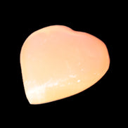 Small Honey Calcite heart 34-35g Rocks and Things