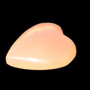Small Honey Calcite heart 34-35g Rocks and Things