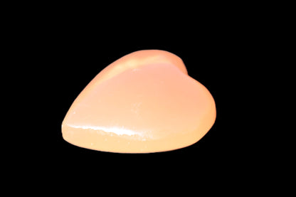 Small Honey Calcite heart 34-35g Rocks and Things