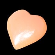 Small Honey Calcite heart 34-35g Rocks and Things