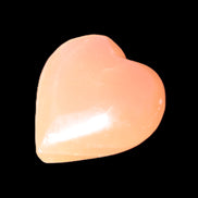 Small Honey Calcite heart 34-35g Rocks and Things