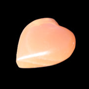 Small Honey Calcite heart 34-35g Rocks and Things