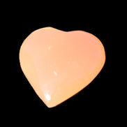 Small Honey Calcite heart 34-35g Rocks and Things