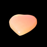 Honey Calcite heart 30-32g - Rocks and Things Store
