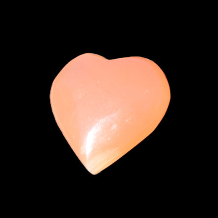 Honey Calcite heart 30-32g - Rocks and Things Store