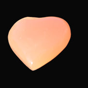 Honey Calcite heart 30-32g Rocks and Things