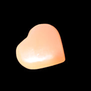 Honey Calcite heart 30-32g Rocks and Things