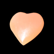 Honey Calcite heart 30-32g Rocks and Things
