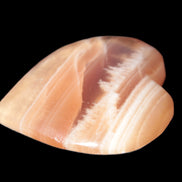 Honey Calcite heart 52-56mm  66-75g Rocks and Things