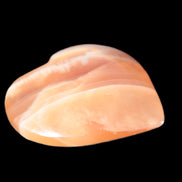 Honey Calcite heart 52-56mm  66-75g Rocks and Things