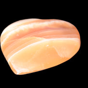 Honey Calcite heart 66-75g in sunshine