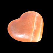 Honey Calcite heart 51-54mm  68-78g Rocks and Things