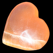 Honey Calcite heart 51-54mm  68-78g Rocks and Things