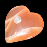 Honey Calcite heart 51-54mm  68-78g Rocks and Things