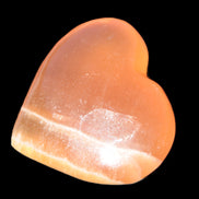 Honey Calcite heart 51-54mm  68-78g Rocks and Things