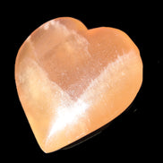 Honey Calcite heart 51-54mm  68-78g Rocks and Things