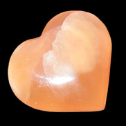 Honey Calcite heart 51-54mm  68-78g Rocks and Things