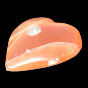 Honey Calcite heart 51-54mm  68-78g Rocks and Things