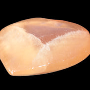 Honey Calcite heart 51-54mm  68-78g Rocks and Things