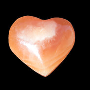 Honey Calcite puffed heart 46*47*25mm  69.3g Rocks and Things