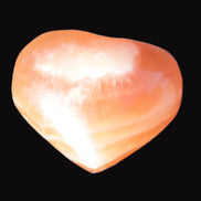 Honey Calcite puffed heart 46*47*25mm  69.3g Rocks and Things