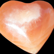 Honey Calcite puffed heart 46*47*25mm  69.3g Rocks and Things